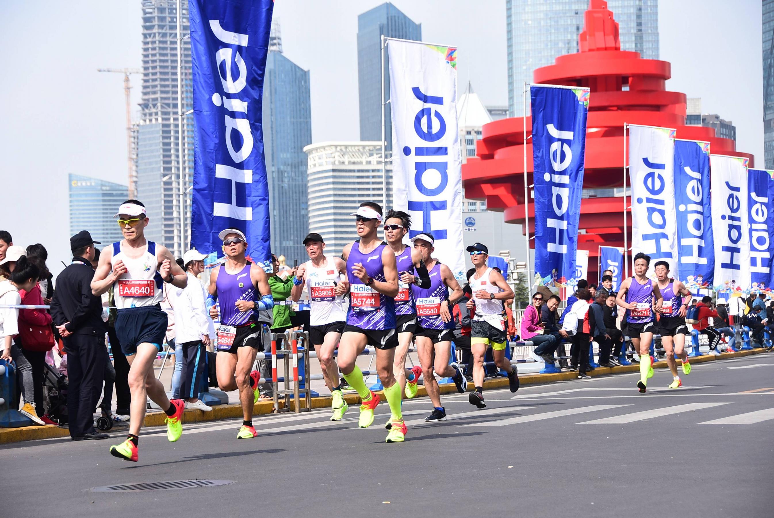 乐库公司圆满完成青岛马拉松证件技术服务工作